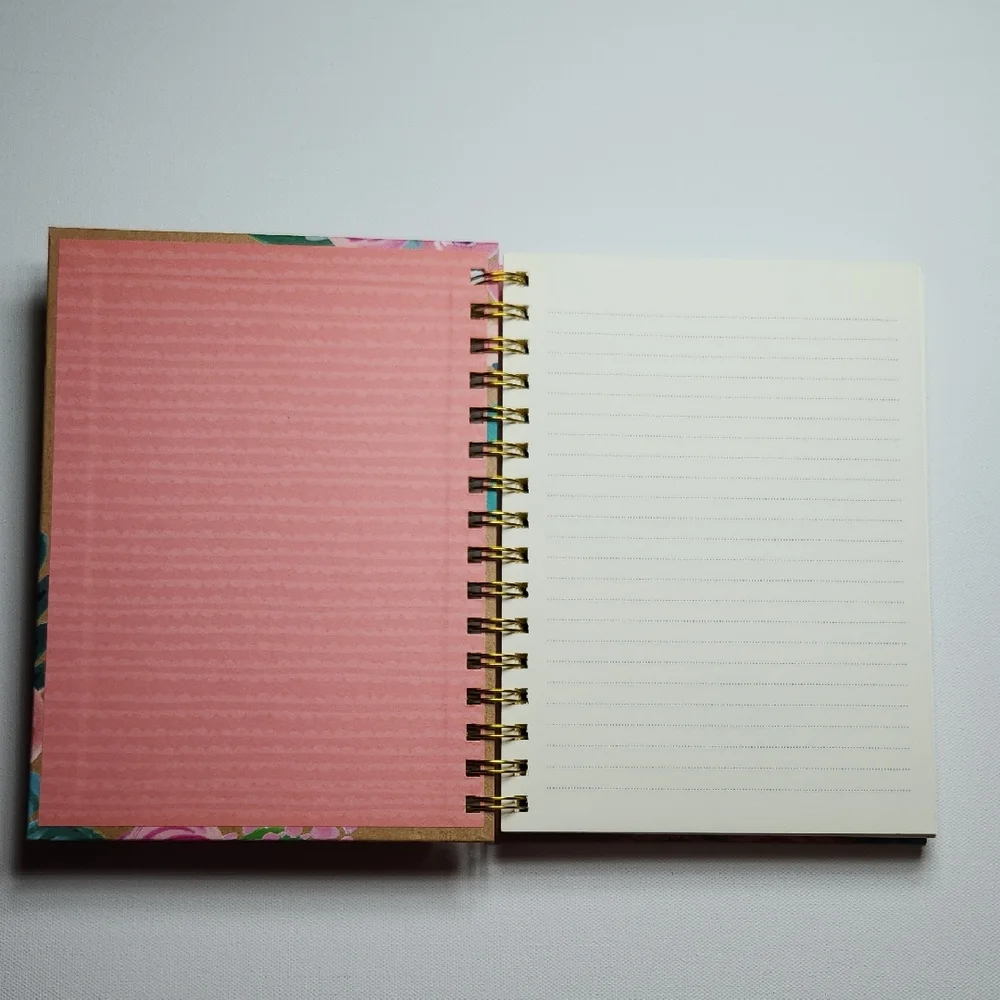 Clementine Paper Inc. “Let Love Guide Your Life” Floral Spiral Journal | Eco Rec